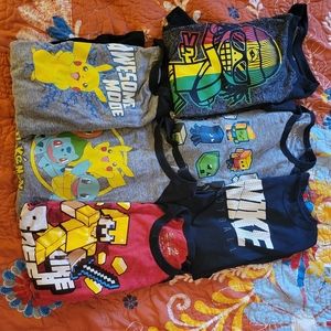 Set of 6 Youth XL Long-Sleeved Shirts